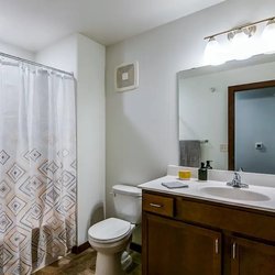 bathroom at Mayhew Apartments in Sauk Rapids MN