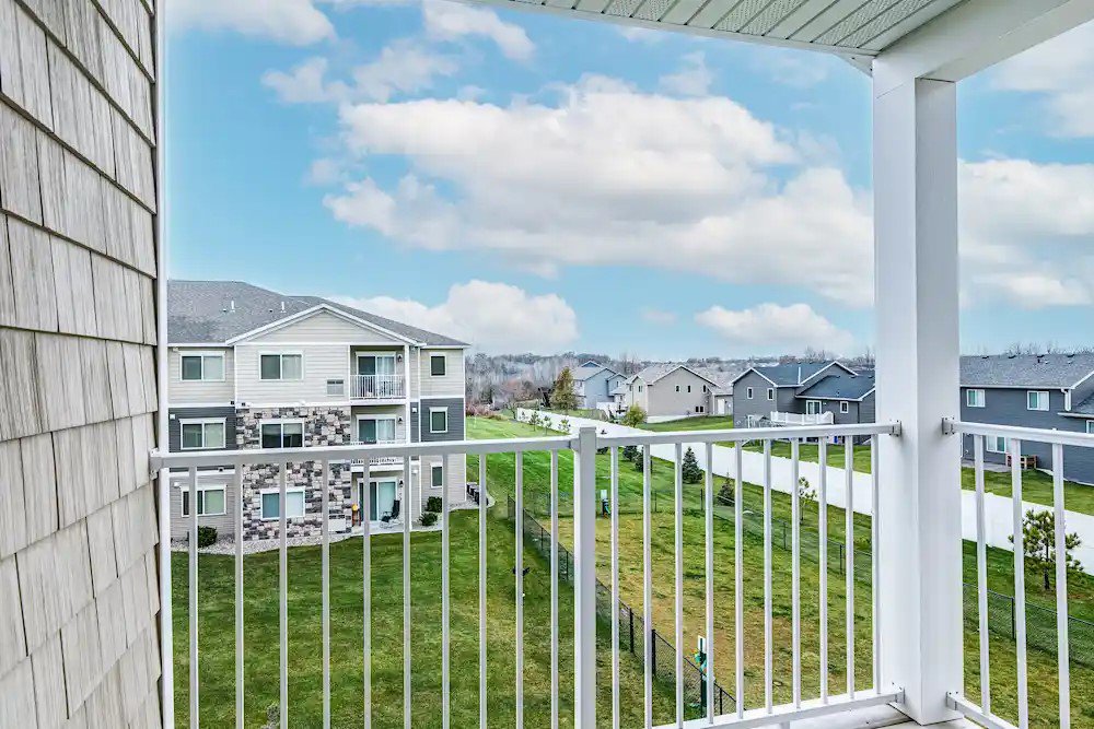 balcony at Mayhew Apartments in Sauk Rapids MN