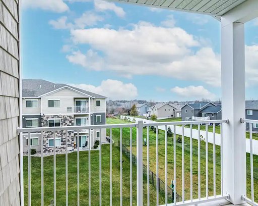 balcony at Mayhew Apartments in Sauk Rapids MN