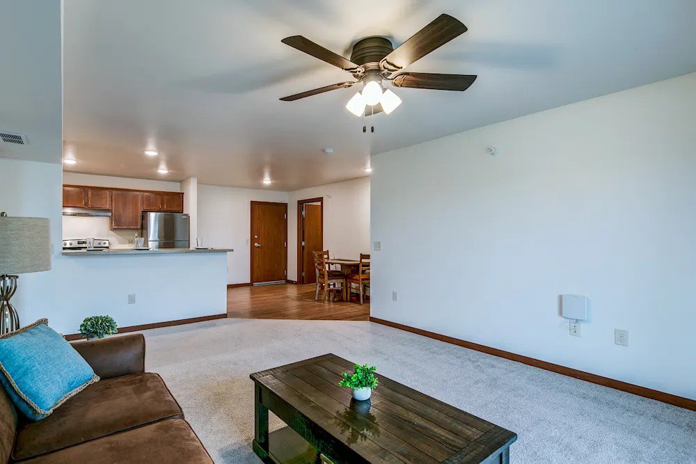 livingroom at Mayhew Apartments in Sauk Rapids MN