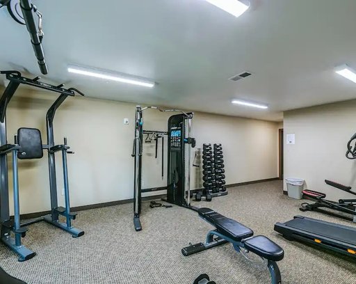 gym at Mayhew Apartments in Sauk Rapids MN